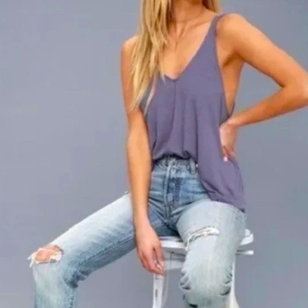 NWT Free People Dani Tank, Oversized Small P2P 19.5”